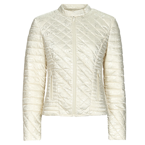 Guess NEW VONA JACKET White - Fast delivery | Spartoo Europe