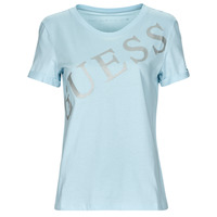 Clothing Women short-sleeved t-shirts Guess SS CN BENITA TEE Blue