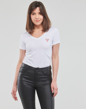 Guess SS VN MINI TRIANGLE TEE White