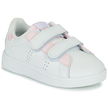 Shoes Girl Low top trainers Pepe jeans PLAYER PRINT GK White / Pink