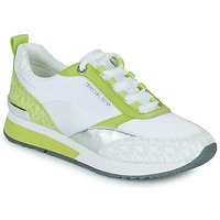 Shoes Women Low top trainers MICHAEL Michael Kors ALLIE STRIDE TRAINER White / Green
