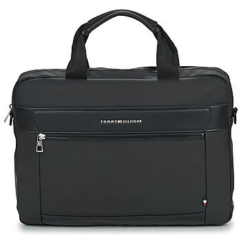 Bags Men Briefcases Tommy Hilfiger TH CASUAL SLIM COMPUTER BAG Black
