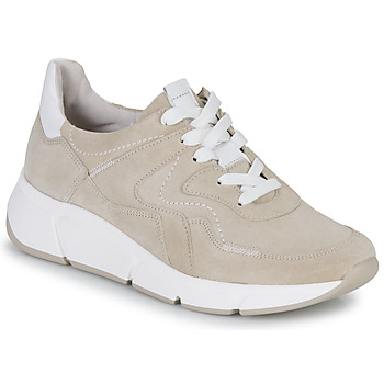 Shoes Women Low top trainers Gabor 2647542 Beige / White