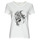 Clothing Women short-sleeved t-shirts Ikks BW10005 White