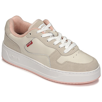 Shoes Women Low top trainers Levi's GLIDE S Beige / Pink