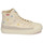 Shoes Women High top trainers Levi's SQUARE HIGH S Beige