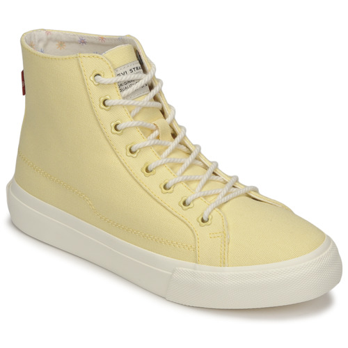 Shoes Women High top trainers Levi's DECON MID S Yellow