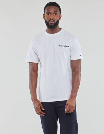 Tommy Jeans TJM CLSC LINEAR CHEST TEE White