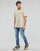 Clothing Men short-sleeved t-shirts Tommy Jeans TJM CLSC TOMMY XS BADGE TEE Beige