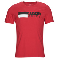 Clothing Men short-sleeved t-shirts Jack & Jones JJECORP LOGO TEE SS O-NECK Red