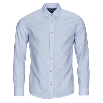 Clothing Men long-sleeved shirts Jack & Jones JJESUMMER SHIRT L/S Blue