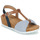 Shoes Women Sandals Tom Tailor 5397402 Brown / Blue / White