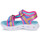 Shoes Girl Sports sandals Skechers HEART LIGHTS SANDALS Pink / Blue