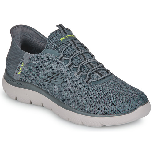 Skechers SUMMITS Grey - Fast delivery | Spartoo Europe ! - Shoes Slip ons  Men 88,00 €
