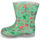 Shoes Children Wellington boots Be Only BOJARDIN Green / Multicolour