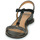 Shoes Women Sandals Mam'Zelle OLGI Black / Silver