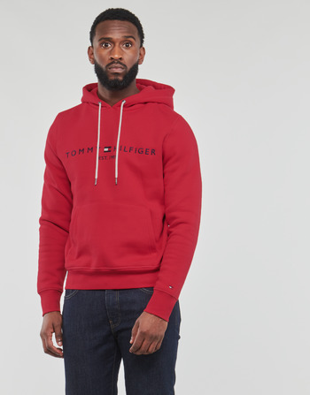 Clothing Men sweaters Tommy Hilfiger TOMMY LOGO HOODY Red