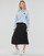 Clothing Women sweaters Tommy Hilfiger REG MONOGRAM EMB HOODIE Blue / Sky