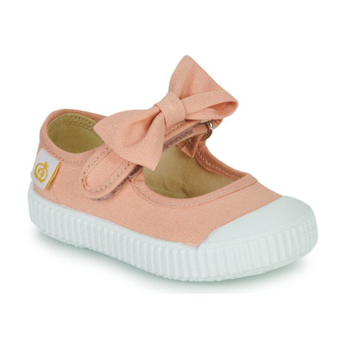 Shoes Girl Ballerinas Citrouille et Compagnie OZIMINI Pink / Clear