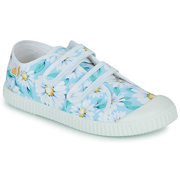 Shoes Girl Low top trainers Citrouille et Compagnie NEW 76 Flowers / Turquoise
