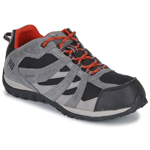 Shoes Hiking shoes Columbia YOUTH REDMOND WATERPROOF Grey / Black / Red