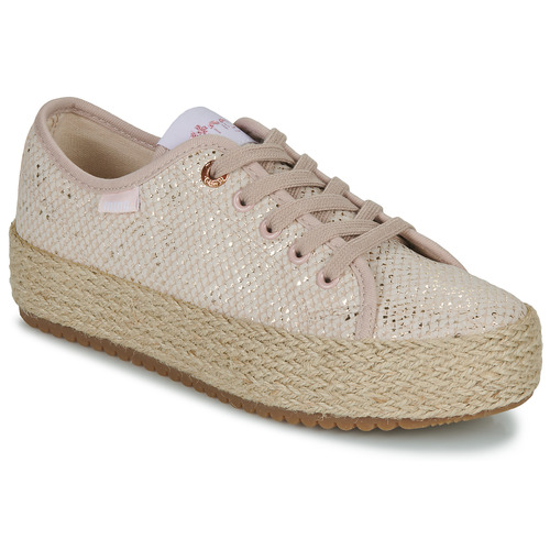Shoes Women Low top trainers MTNG 60008B Beige / Gold