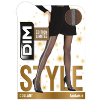 Underwear Women Tights / Pantyhose and Stockings DIM STYLE SMOKING GLITTER 33D Black / Silver