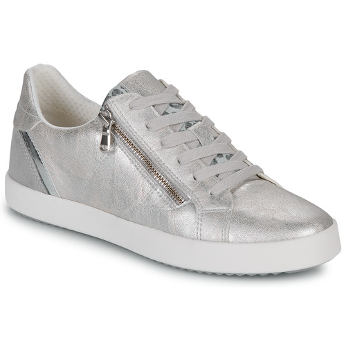 Shoes Women Low top trainers Geox D BLOMIEE Silver