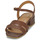 Shoes Women Sandals Geox D GENZIANA 30 Brown