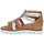 Shoes Women Sandals Regard ROME V2 CROSTA TAN Brown / Silver