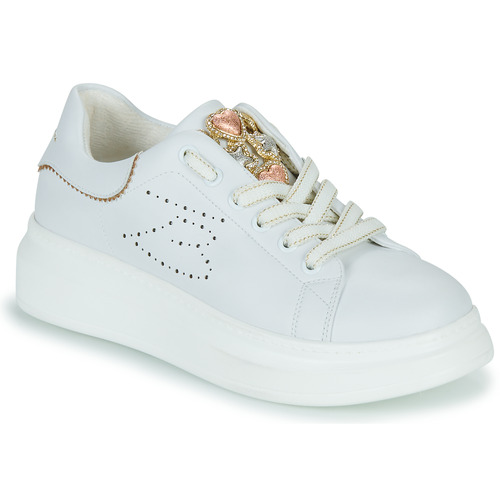 Shoes Women Low top trainers Tosca Blu ALOE White / Gold