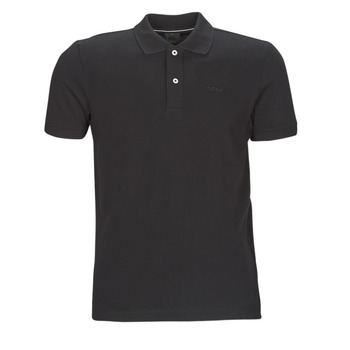Clothing Men short-sleeved polo shirts Geox M POLO PIQUET Black