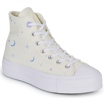 Shoes Women High top trainers Converse CHUCK TAYLOR ALL STAR LIFT HI White / Violet