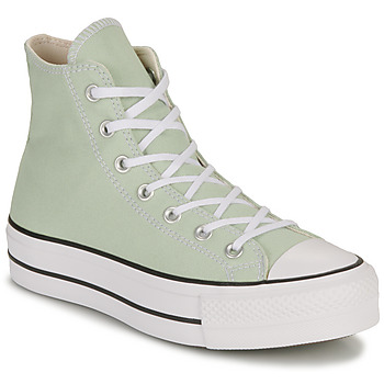 Shoes Women High top trainers Converse CHUCK TAYLOR ALL STAR LIFT PLATFORM SEASONAL COLOR-SUMMIT SAGE/W Green
