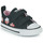 Shoes Girl Low top trainers Converse CHUCK TAYLOR ALL STAR 2V OX Black / Multicolour