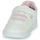 Shoes Girl Low top trainers Geox B DJROCK GIRL D White / Pink