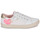 Shoes Girl Low top trainers Geox J GISLI GIRL B White / Pink