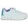 Shoes Girl Low top trainers Geox J SKYLIN GIRL D White / Iridescent / Silver