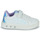 Shoes Girl Low top trainers Geox J SKYLIN GIRL D White / Iridescent / Silver