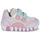 Shoes Girl Low top trainers Geox B IUPIDOO GIRL Pink / Blue