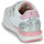 Shoes Girl Low top trainers Geox J FASTICS GIRL White / Pink / Silver
