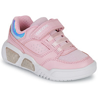 Shoes Girl Low top trainers Geox J ILLUMINUS GIRL Pink