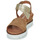 Shoes Women Sandals Regard RACHEL V5 CROSTA TAN Brown / Gold