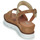 Shoes Women Sandals Regard RACHEL V5 CROSTA TAN Brown / Gold