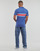 Clothing Men short-sleeved polo shirts Levi's SLIM HOUSEMARK POLO Blue