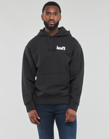 Clothing Men sweaters Levi's RELAXED GRAPHIC PO Poster / Hoodie