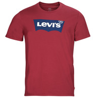 Clothing Men short-sleeved t-shirts Levi's GRAPHIC CREWNECK TEE Bw / Color / Extension / Rumba / Red