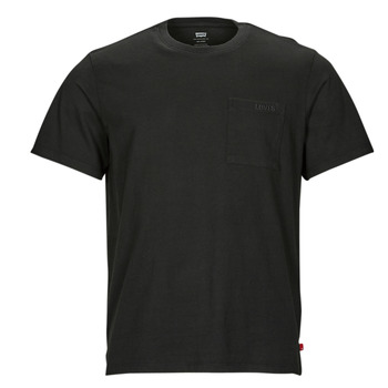 Clothing Men short-sleeved t-shirts Levi's SS POCKET TEE RLX Meteorite
