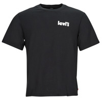 Clothing Men short-sleeved t-shirts Levi's SS RELAXED FIT TEE Black