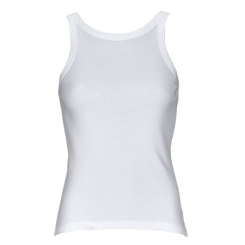 Clothing Women Tops / Sleeveless T-shirts Levi's RACER TANK White